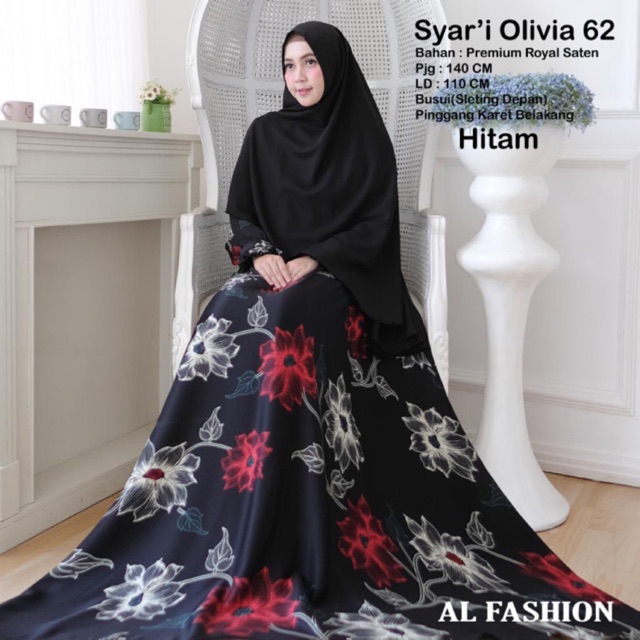 SYARI OLIVIA 62 + KHIMAR SET