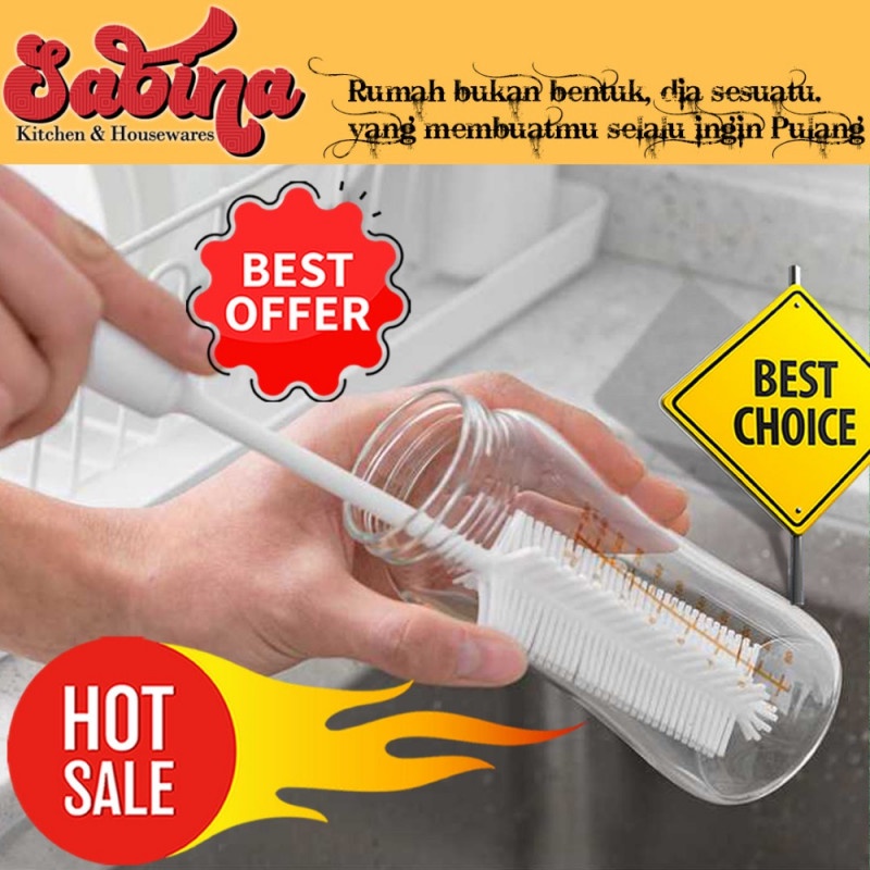 Sikat Silikon Botol Thermos Peralatan Makan Silicone Brush