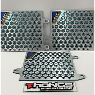 Jual Cover radiator HRC alumunium emblem titanium honda vario 125 150 ...