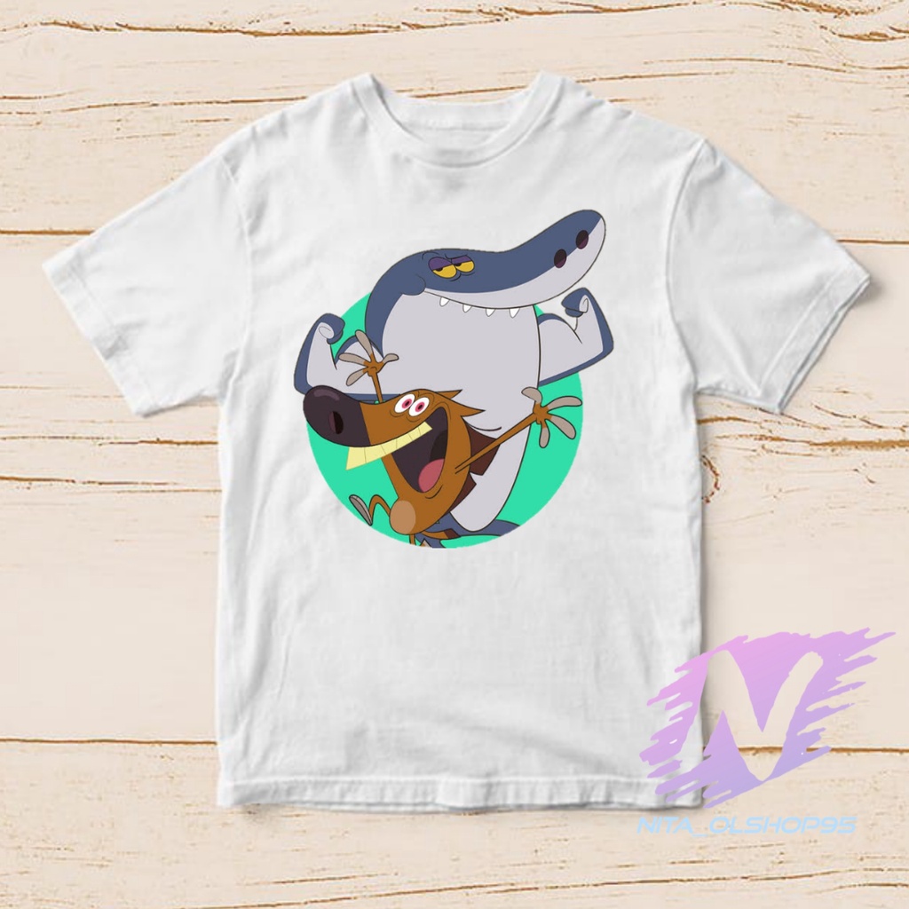 kaos zig dan serko baju anak kartun zig sharko