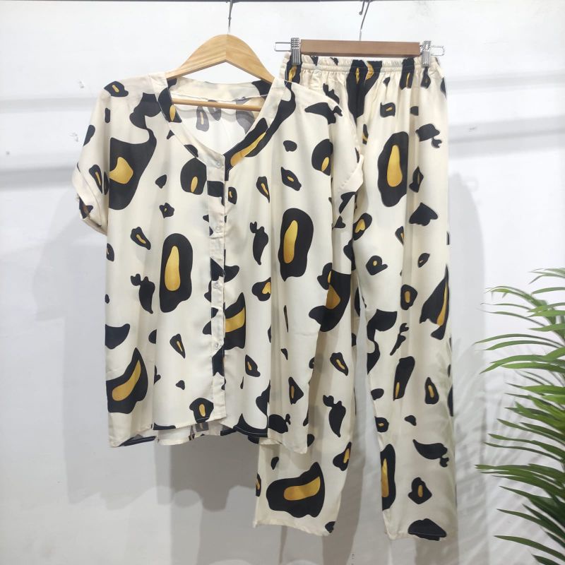 PIYAMA KANCING HITS PIYAMA KANCING BUSUI | PIYAMA RAYON | HOMEWEAR-Nk 12