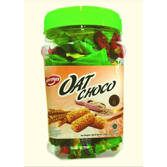 

Snack / Camilan Original Oat Choco Vanilla Naraya Toples 350 gr