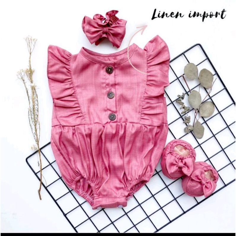 hampers baju bayi perempuan kado baju bayi perempuan paket hadiah kado bayi-Polos dusty