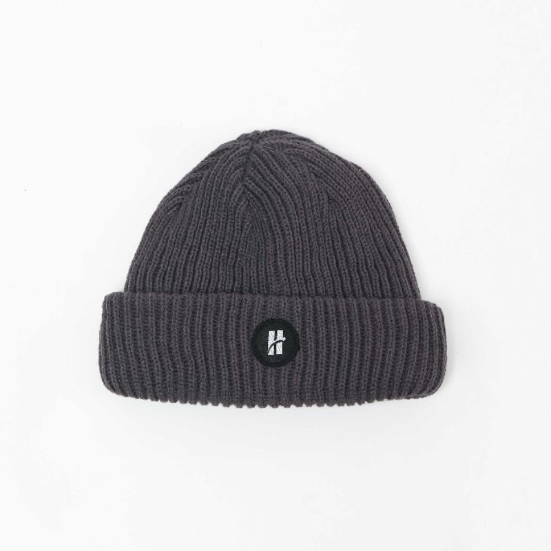Heyho Beanie H Logo Dark Grey