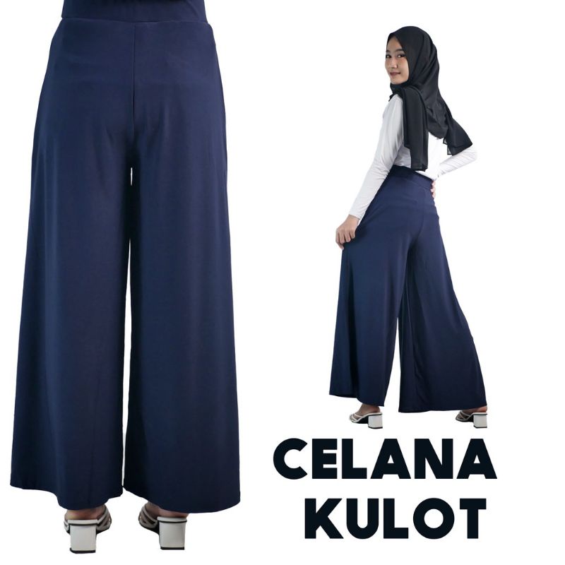 Celana Kulot Wanita//Kulot Jersey Jumbo