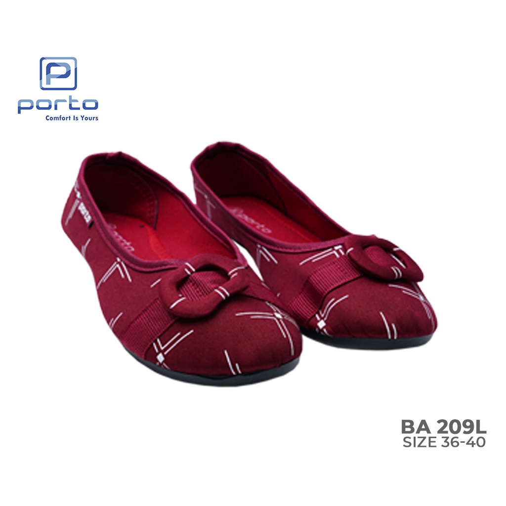 sogo  PORTO LADY BA209L Sepatu Wanita Flats Sepatu Kantor Casual Terbaru