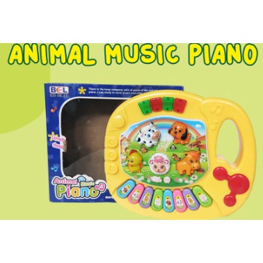 PROMO COD Mainan Edukasi BAYI ANIMAL FARM PIANO USIA 6 7 8 9 10 BULAN 1 TAHUN -Mainan Anak Musik Animal Tangga Nada ST