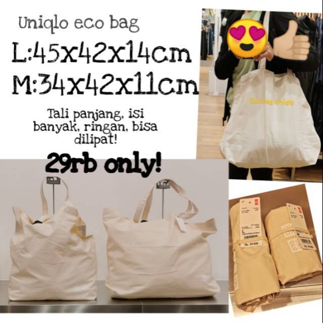 Uniqlo eco bag shopping bag tas belanja uniqlo