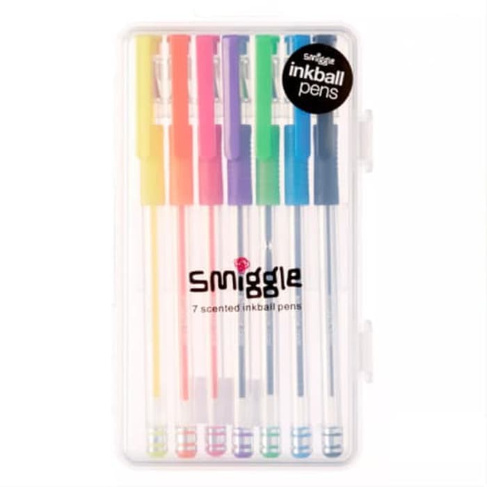 

Pulpen Smiggle - Smiggle Scented Inkball Pen Pack X7