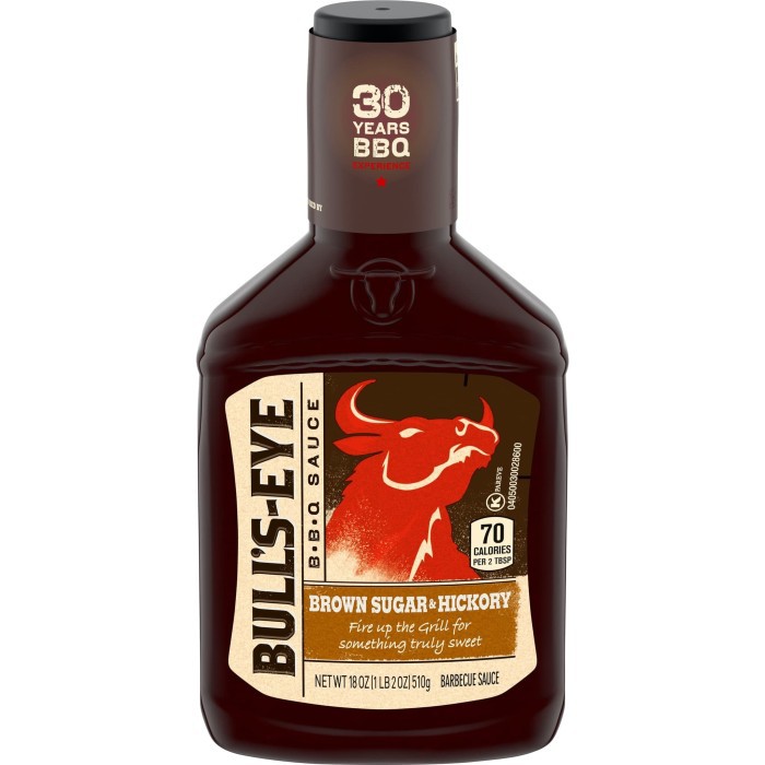 

Bulls Eye Brown Sugar Hickory BBQ Barbecue Sauce Saus Marinade Meat Seasoning Beef Ribs Chicken Wing