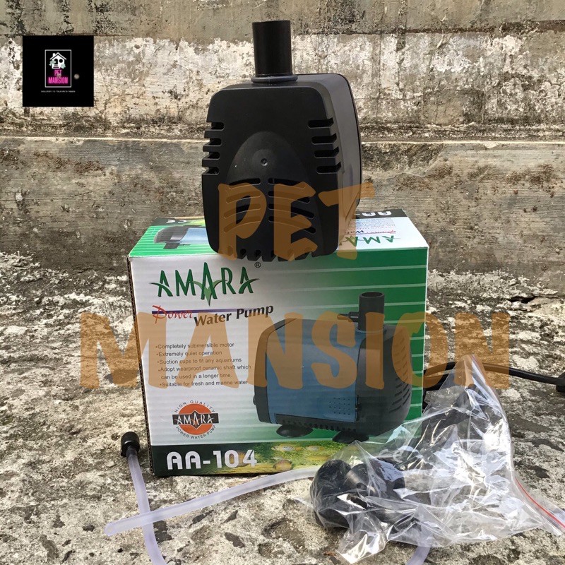 AMARA water pump AA-104 ( pompa air aquarium AA104 ) AA 104