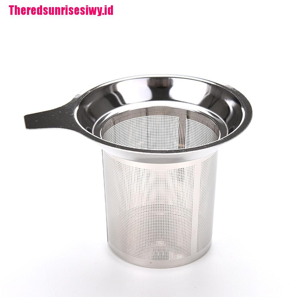 Filter Infuser Penyaring Daun Teh Dengan Bahan Stainless Steel Dapat Digunakan Kembali