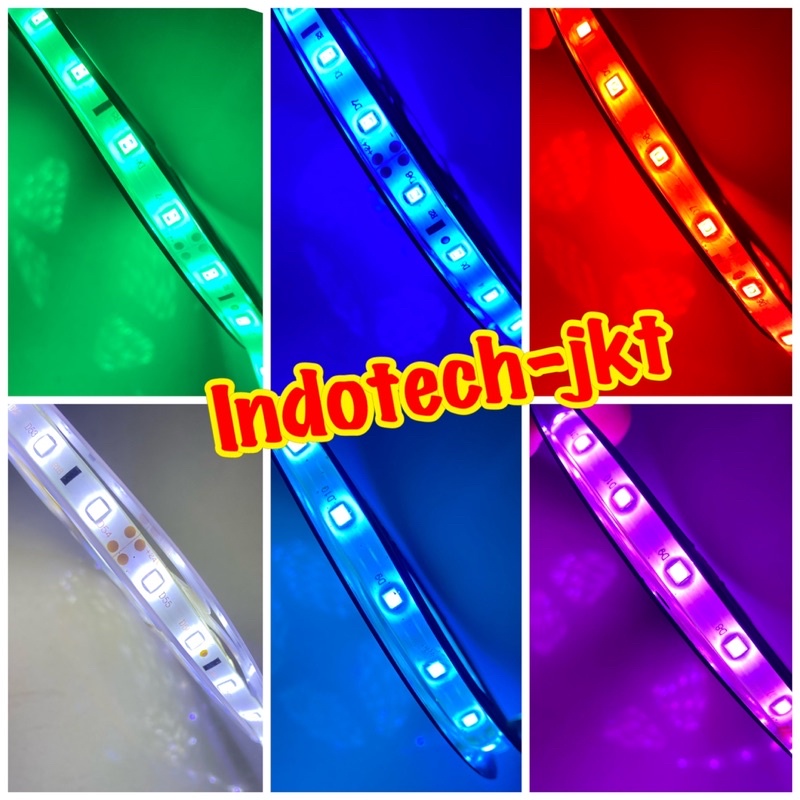 Lampu Led Strip Truk Bis 24 volt 5 meter mata Led 3528