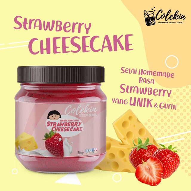 

STRAWBERRY CHEESE CAKE (COLEKIN)