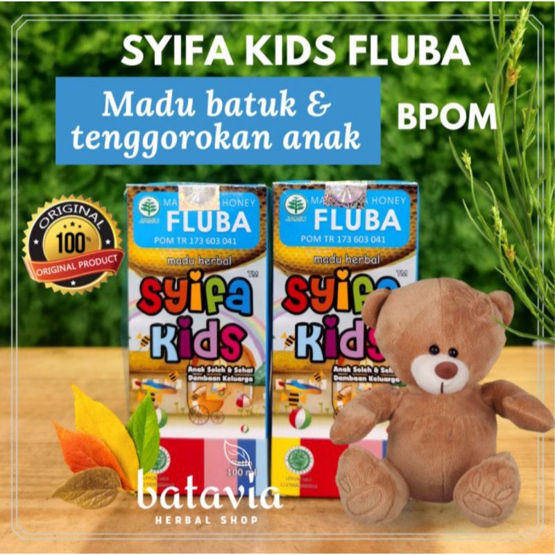 

Madu Syifa Kids Fluba Flu Batuk Anak Herbal Alami 100ml