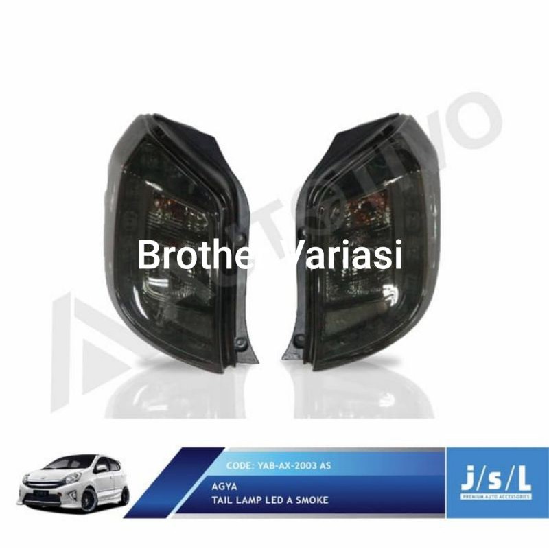 Stop Lamp LED Agya Ayla 2012 2016 model Smoke LED Bar