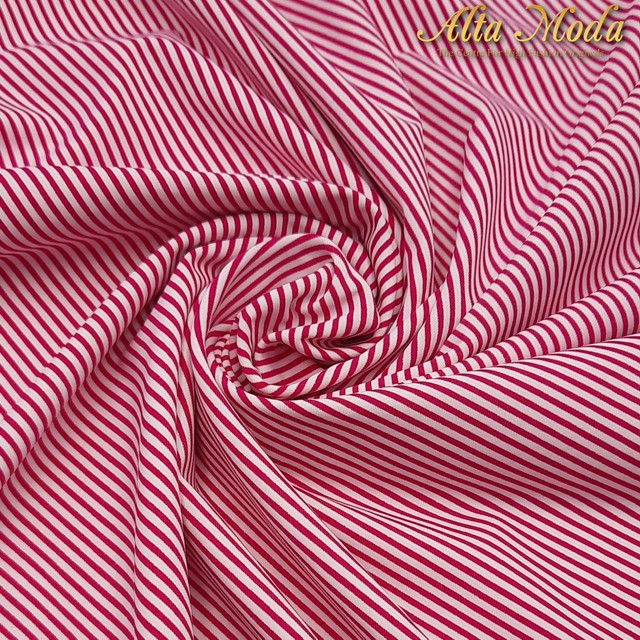 

Alta Moda Fancy Printed Stretch - Fuchsia Stripe (1M)