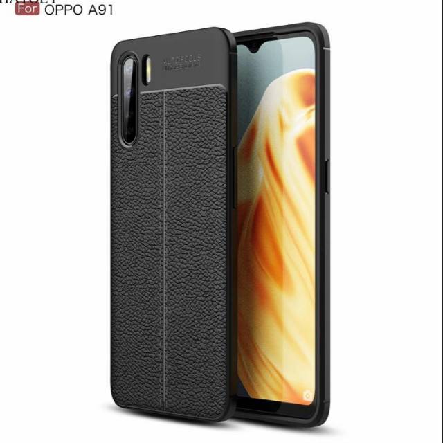 Case oppo a91 f15 reno 3 black cover auto-focus