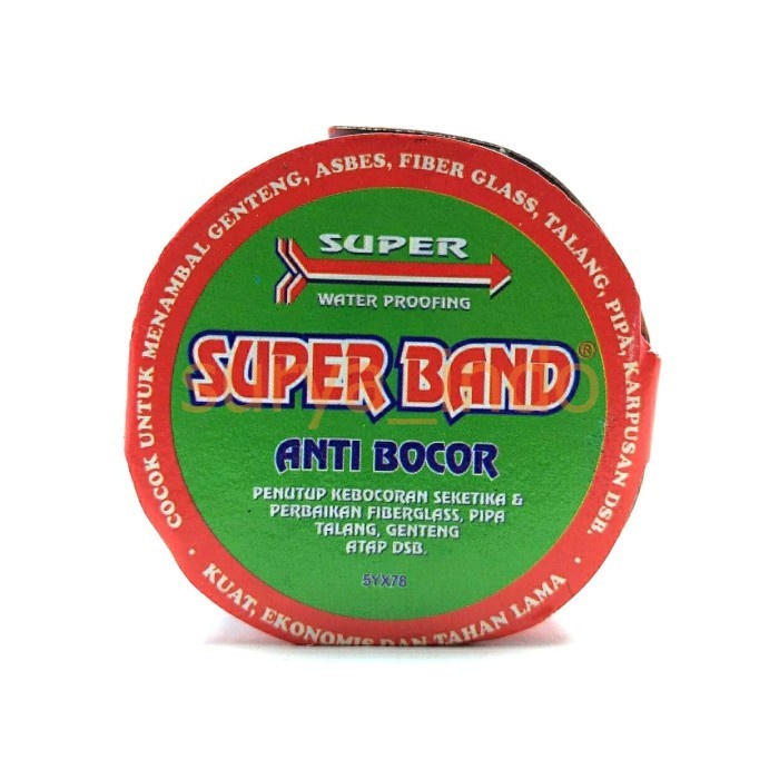 SUPER BAND 1 METER / LAKBAN ANTI BOCOR / TAMBAL ASBES / LEM SENG