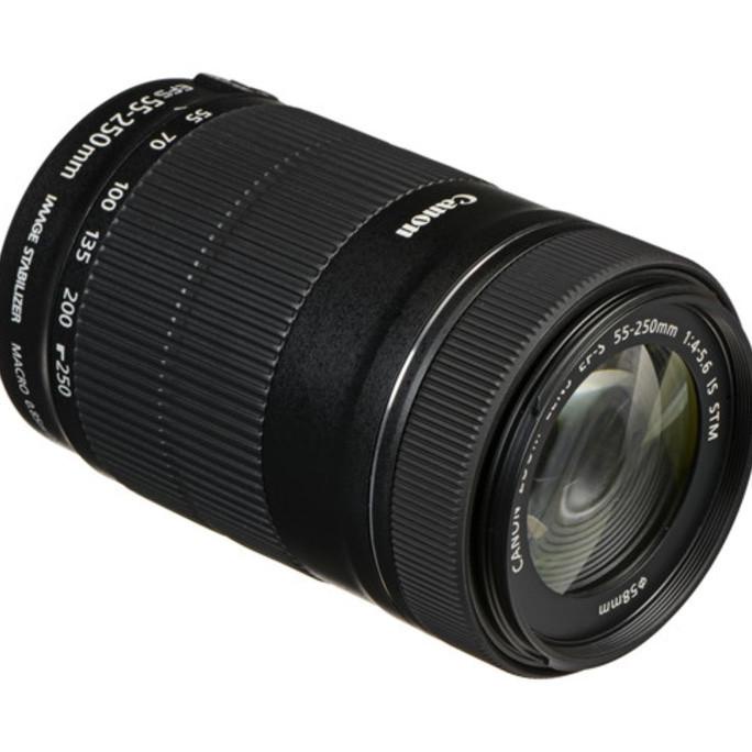 Canon Lensa EF-S 55-250mm IS STM Tele 55-250 mm New