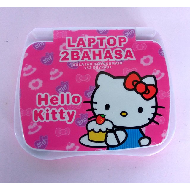 MAINAN LAPTOP HELLO KITTY 2 BAHASA
