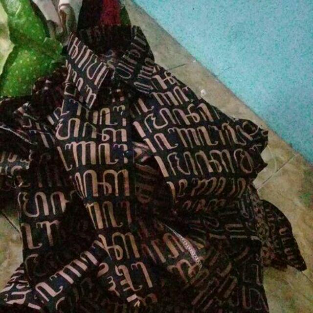 Batik Couple Keluarga Maura Sania Ruffle Ori Ndoro Jowo Dnt Motif Terkini 2021