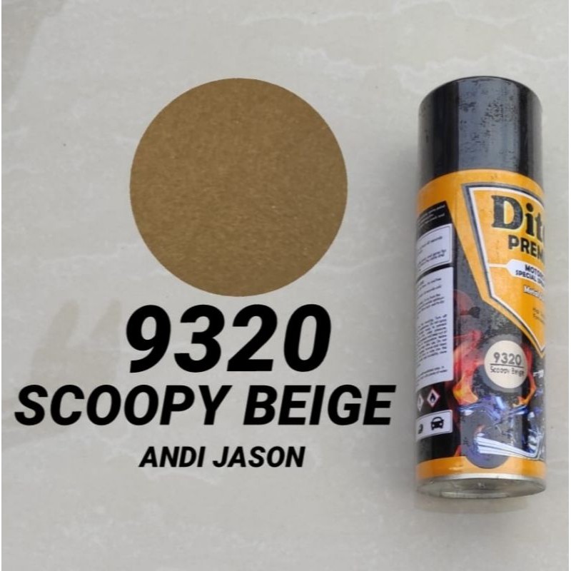 DITON PREMIUM CAT SEMPROT TAHAN BENSIN 400CC 9320 SCOOPY BEIGE