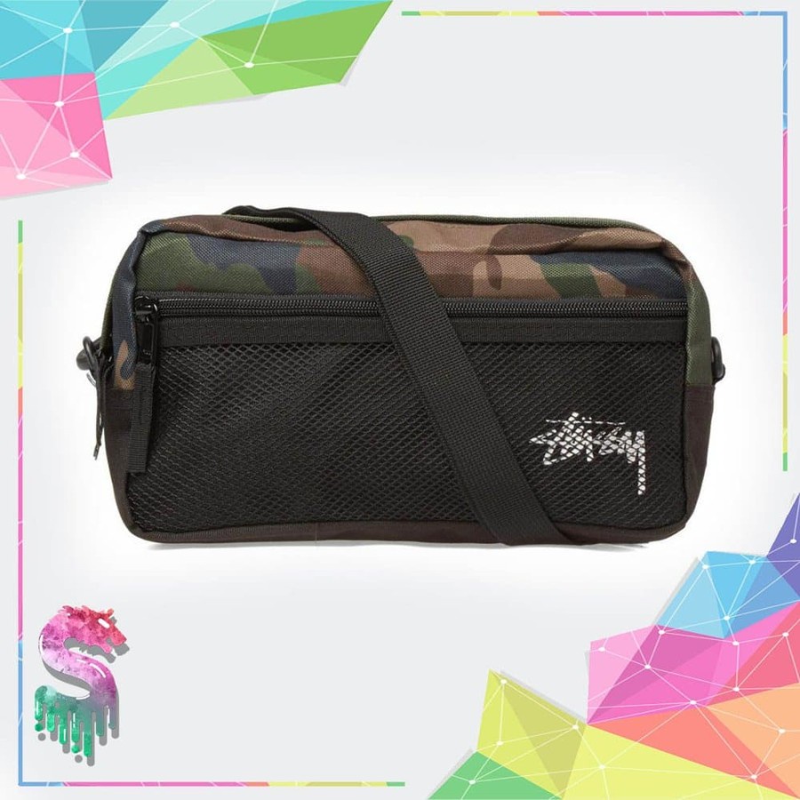 Tas Sling Bag STUSSY Side Bag Camo Original