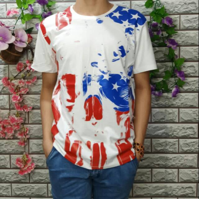 Tshirt kaos pria marcelo burlon.kaos printing murah