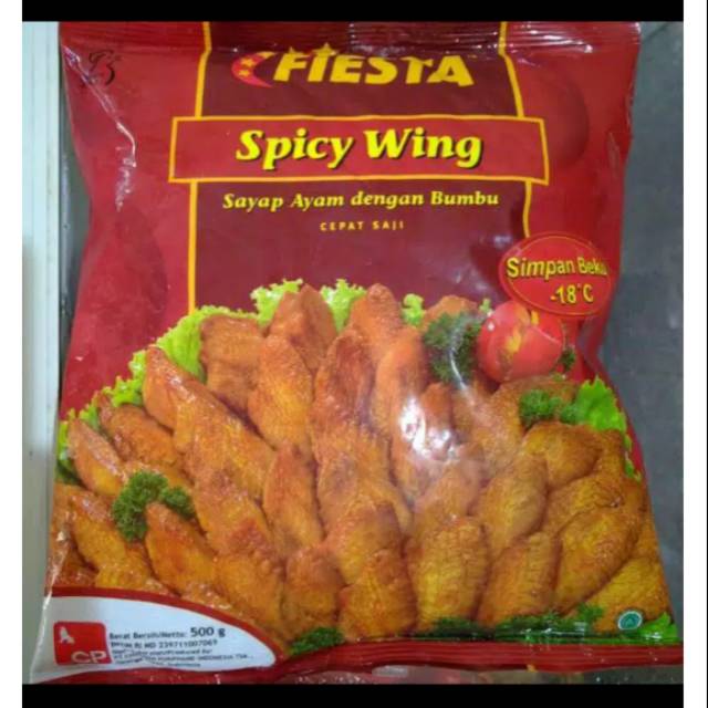 

Fiesta spicy wing 500gr sayap ayam