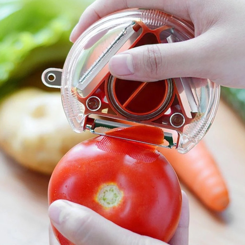 3 in 1 Peeler Vegetable Fruits / Alat Pengupas Kulit Buah Dan Sayur 3 Pisau / Pisau Pengupas Buah