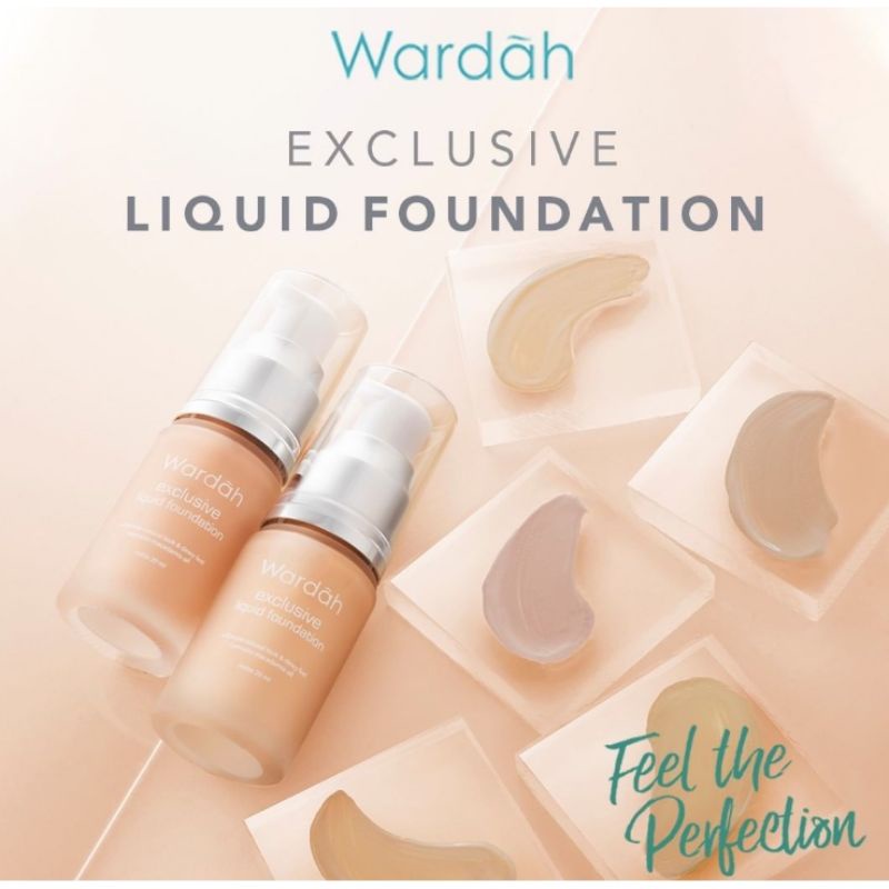 WARDAH EXCLUSIVE LIQUID FOUNDATION 100% ORIGINAL