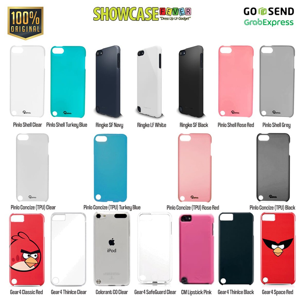 iPod Touch 5 6 7 Softcase Hardcase AntiCrack Bening Transparant Ringke