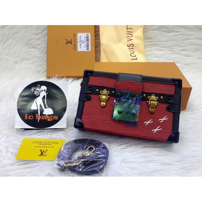 Handbag Lv Azurre Croissette Crossbody Handlebag Code Selempang Wanita Branded RW10  Ic Bags||Tas Lv