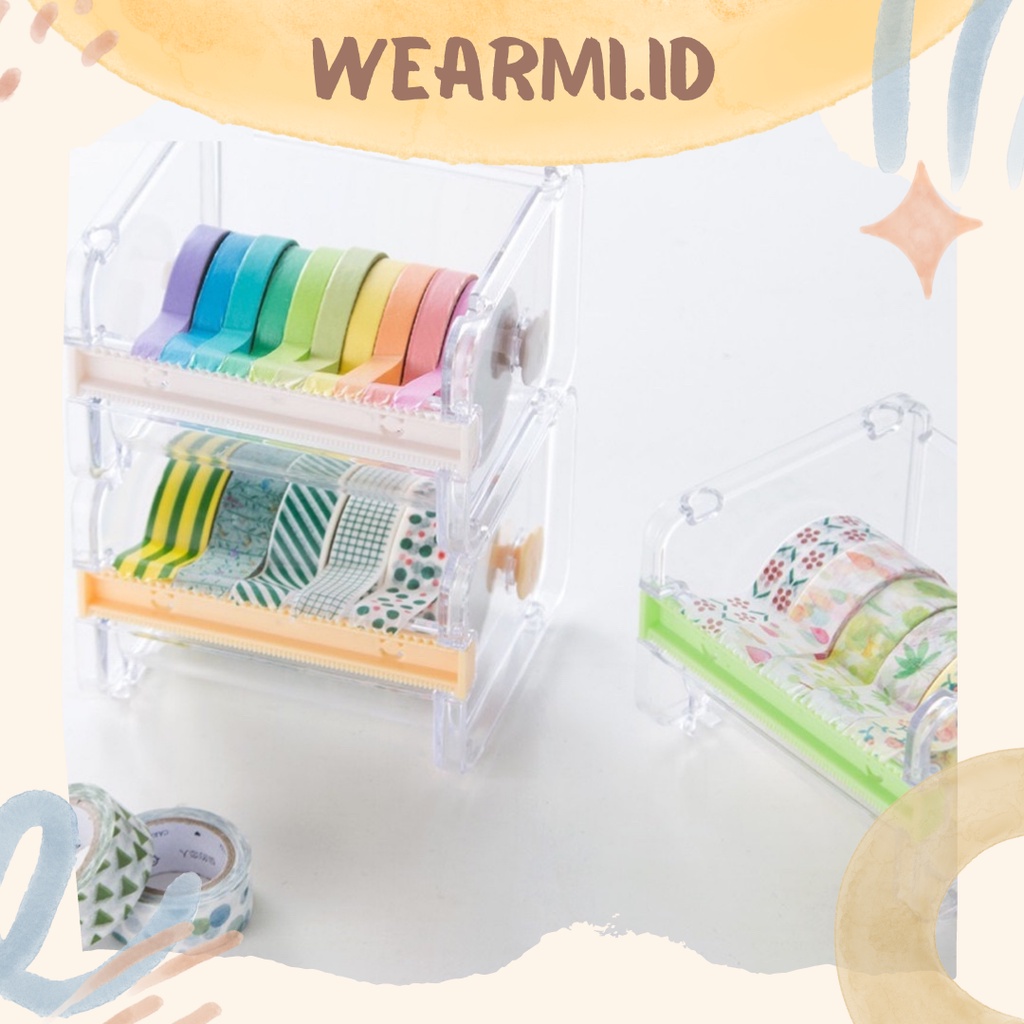 

Washi Tape Dispenser Besar Kecil Scrapbook Masking Jurnal DiY Lakban Tempat solasi kotak- s4