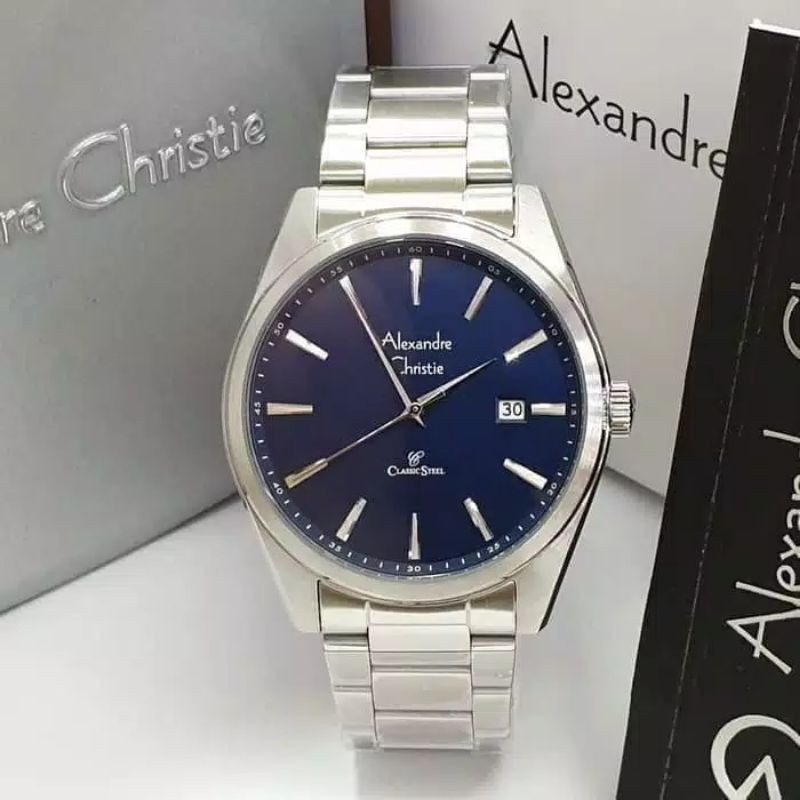 Alexandre Christie Pria Ac8617-8618 Stainless Steel/Garansi Resmi 1 Tahun