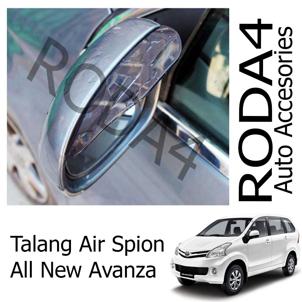 Talang Air / Mika Pelindung Spion Mobil dari Hujan (1 Set Isi 2) All New Avanza