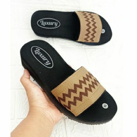 SANDAL SELOP - SANDAL SLOP WANITA - SANDAL TURKI - SANDAL RAJUT - SANDAL WEDGES