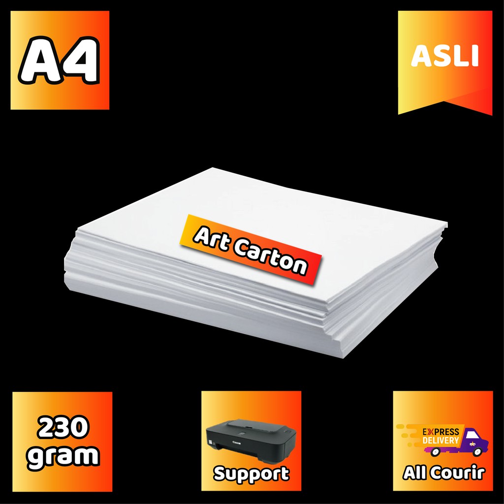 

Kertas Art Carton A4 230 Gram