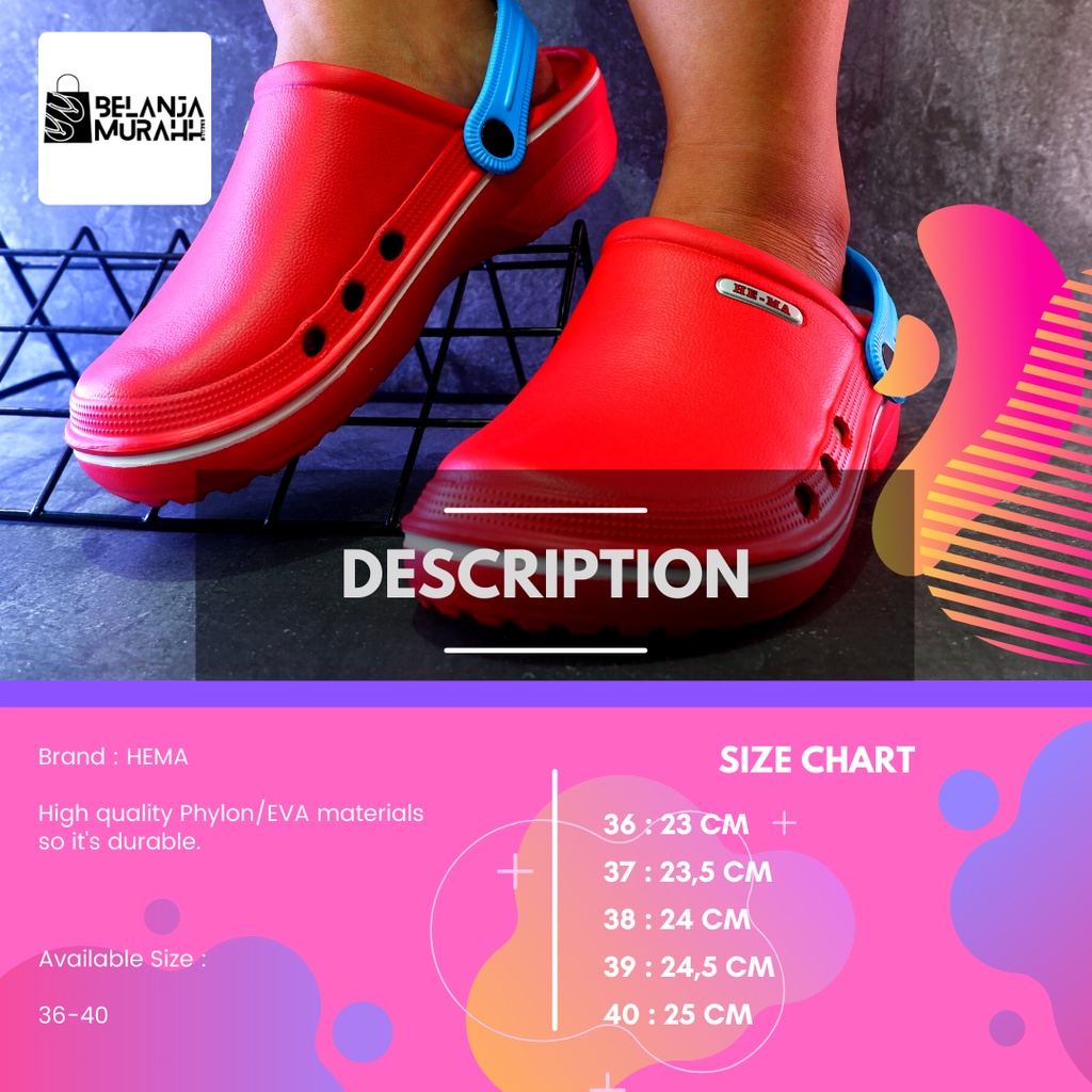 Sandal Baim Sendal Kodok Sandal Slop Sandal Rumah Sandal Perawat Pria Wanita Anti Slip Anti Air Lentur-5