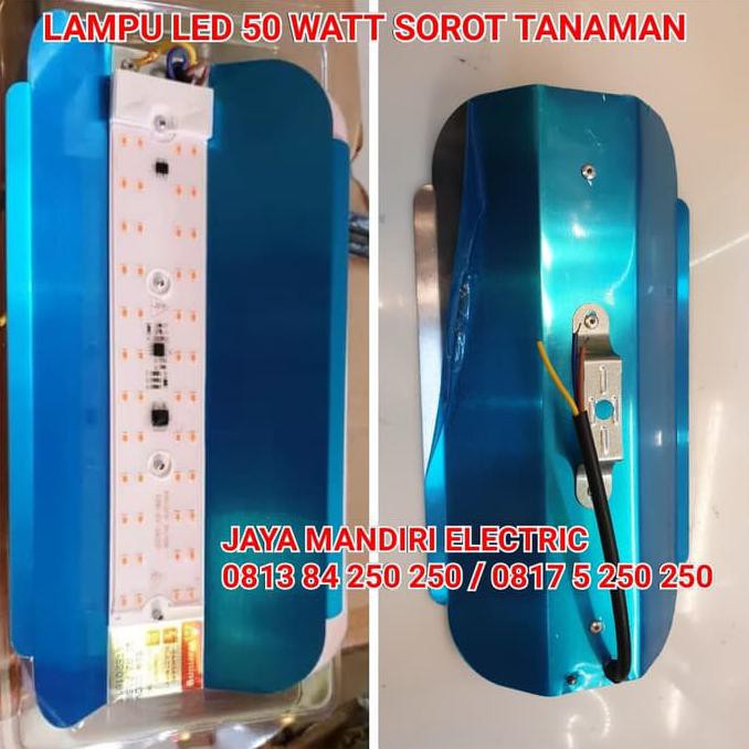 Sa;e Terlaris !!! LAMPU SOROT LED 50 WATT TANAM TANAMAN GANTUNG 50W UV HIDROPONIK 50WATT