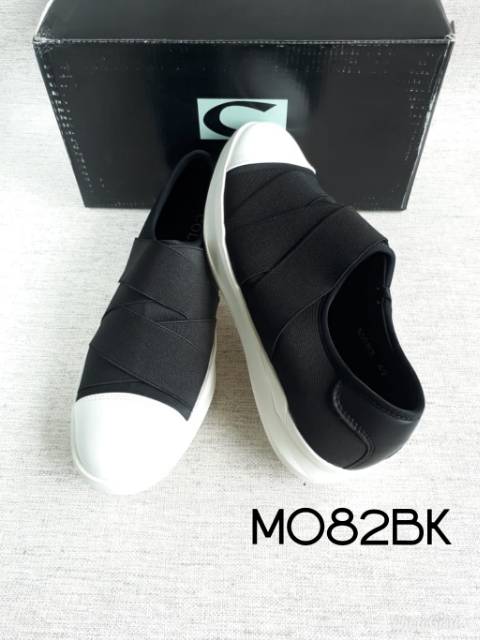 Sepatu Slip On Pria Motif Tali Silang Brand MATAHARI Cole