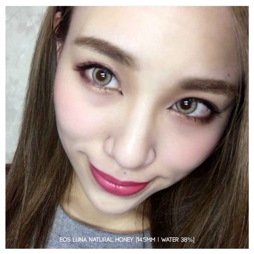 Softlens Luna Natural Honey | EOS [Mikhayloveshop]