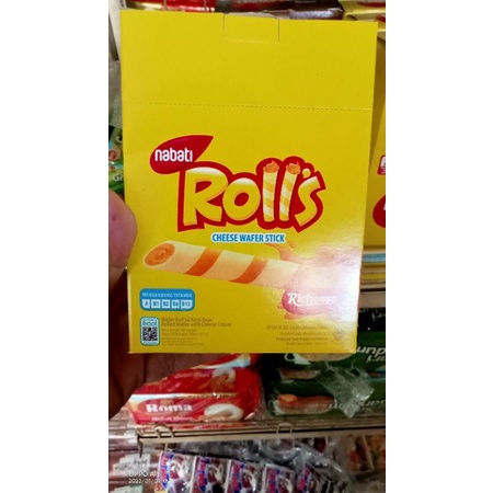 

Nabati Rolls keju Rp100/pcs