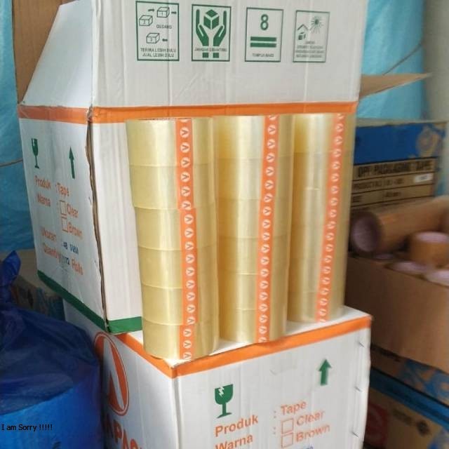 

LAKBAN BENING / LAKBAN OPP 2 INCH X 90 YARD / AURAPACK / LAKBAN BENING 48MM / KUALITAS DAIMARU