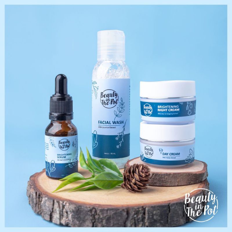 1 Paket (4 pcs) Krim Pencerah BPOM Beauty in The Pot