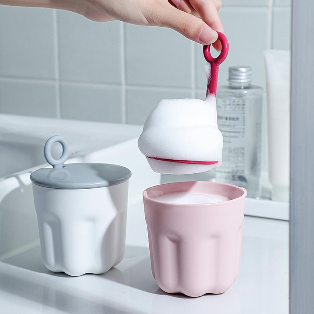 [Elegan] Foam Bubble Maker Cup Portable Alat Pembersih Wajah Tubuh Cuci Tubuh Shampoo Krim Pembersih Bubble Maker