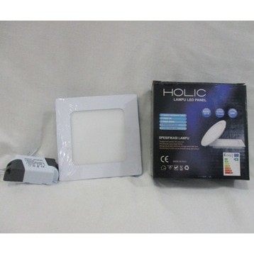 Lampu LED Panel Downlight 6w Kotak Terang Bergaransi Kualitas OK Holic