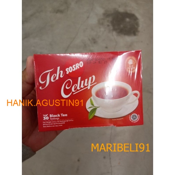 

Teh Celup Sosro isi 30 MB91