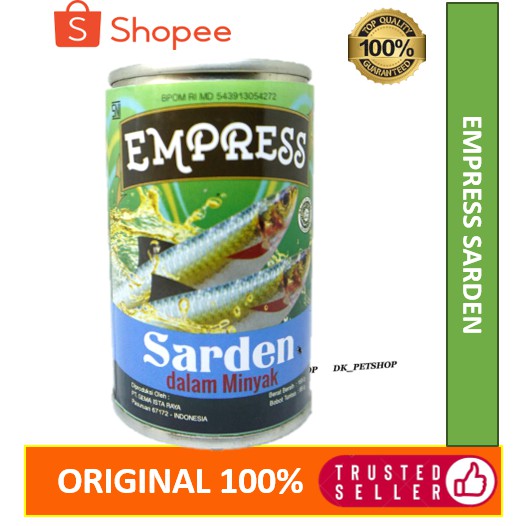 

Sarden Empress Dalam Minyak | 1 Kaleng Sarden Empress Untuk Mancing